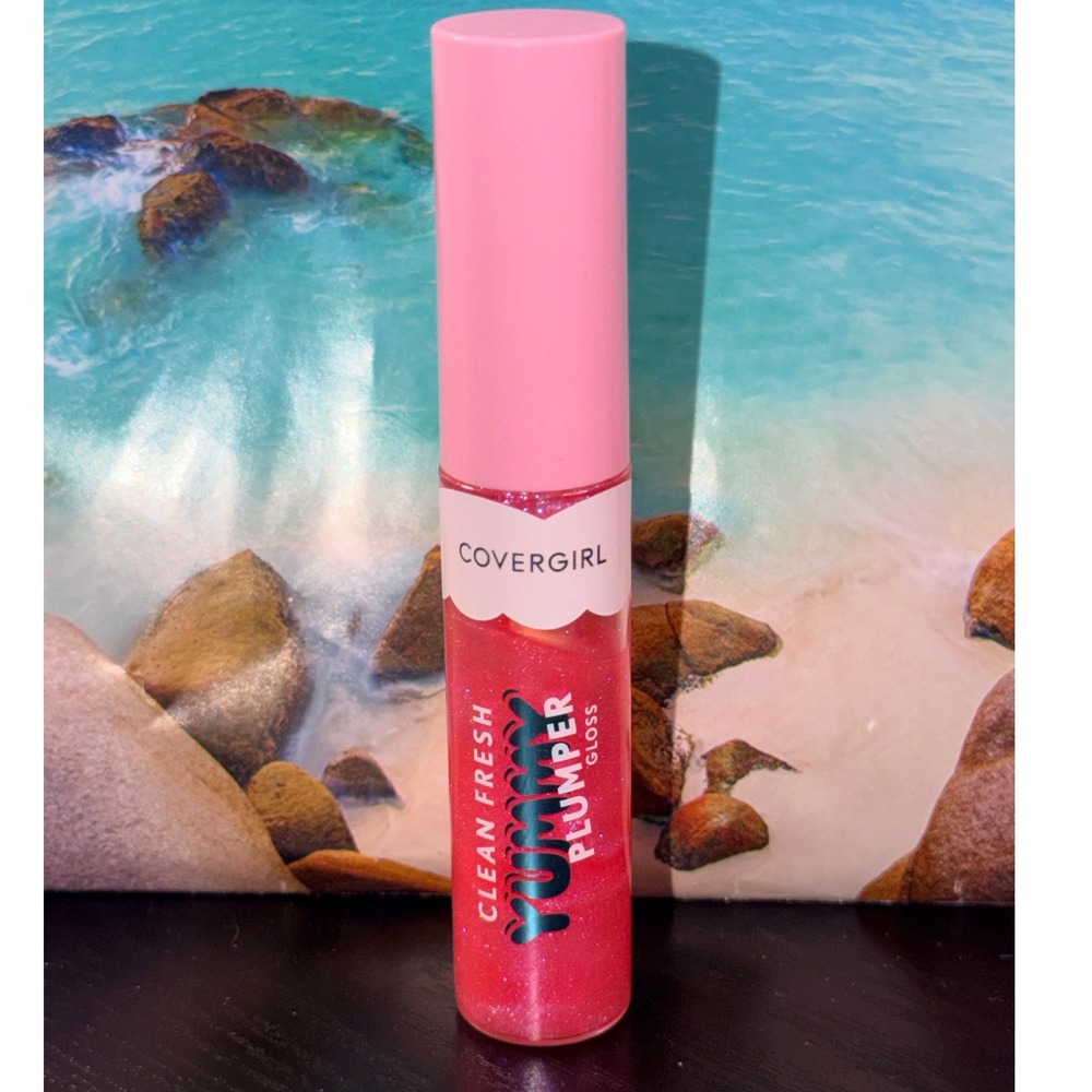 Covergirl Clean Fresh Yummy Plumper Gloss 820 Pixie Dust Shimmer Pink New